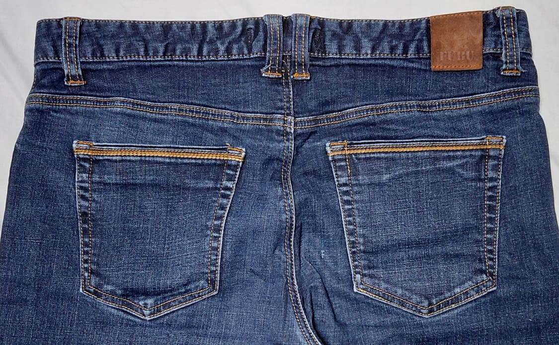 [FUBU/33] 푸부 다크 인디고 슬림 스트레이트 데님 (스판 함유) 상품이미지7