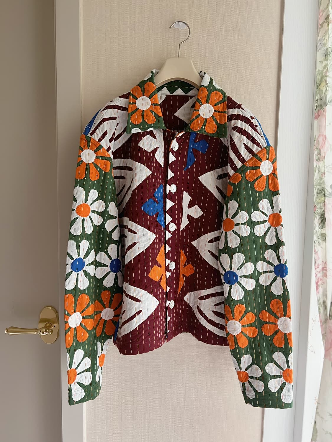 프리미엄 빈티지 리폼 칸타 퀼트자켓 남여공용 상품이미지1