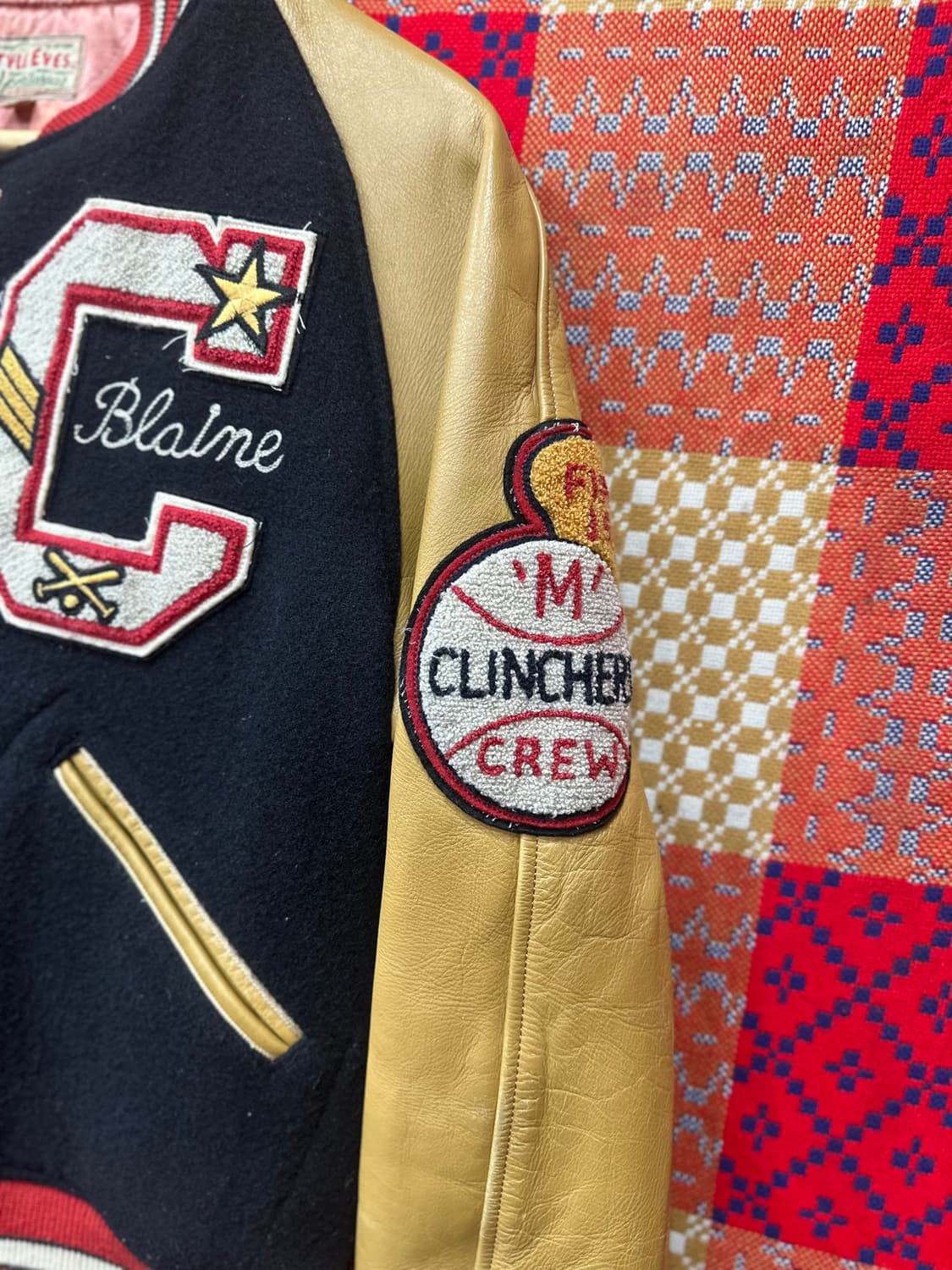 스타일아이즈 울레더 바시티 38 상품이미지4