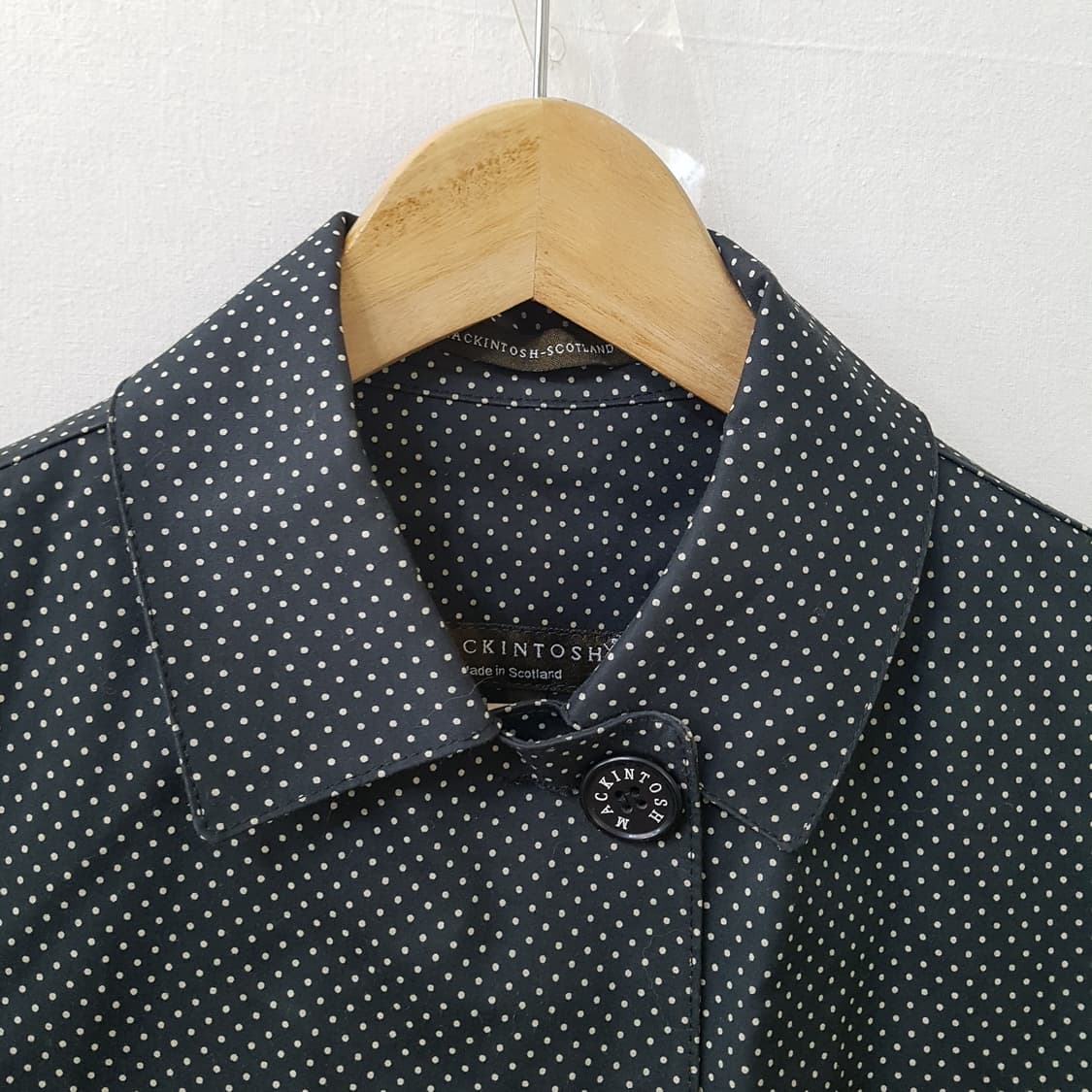 MACKINTOSH 레인코트 블랙 도트 상품이미지2