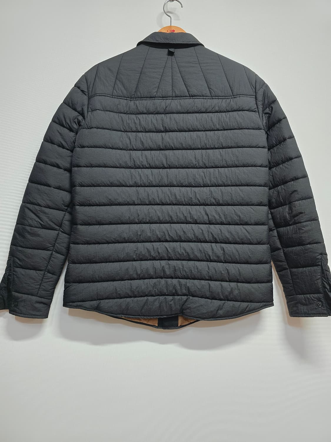 시리즈 블랙 경량 셔츠형 패딩 자켓 100 상품이미지5