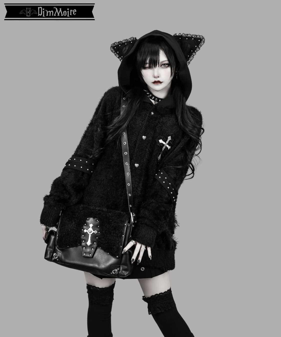 dimmoire 딤모아르 Evil Cat 가디건 상품이미지2