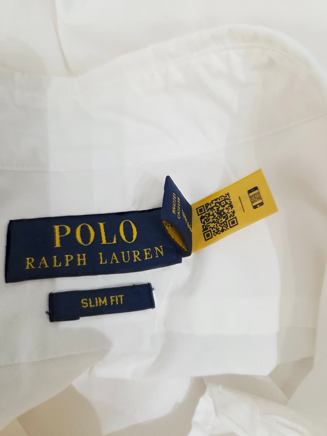 폴로랄프로렌. 남자 슬림핏 화이트 셔츠_L 상품이미지6