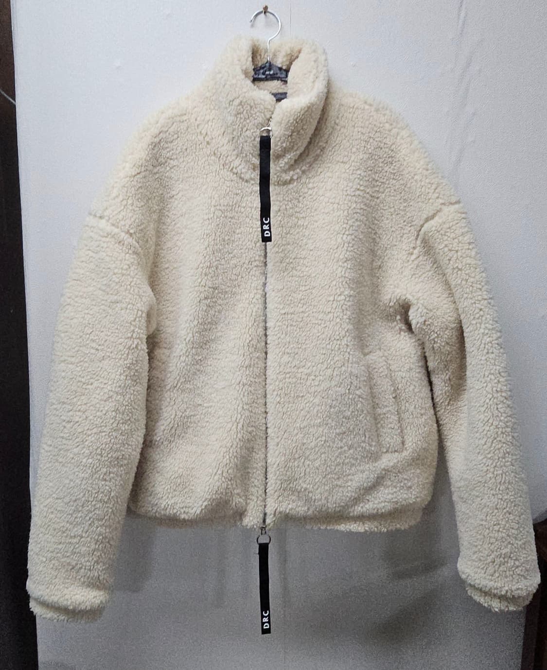 아이보리 두툼 후리스 집업 XL 상품이미지2