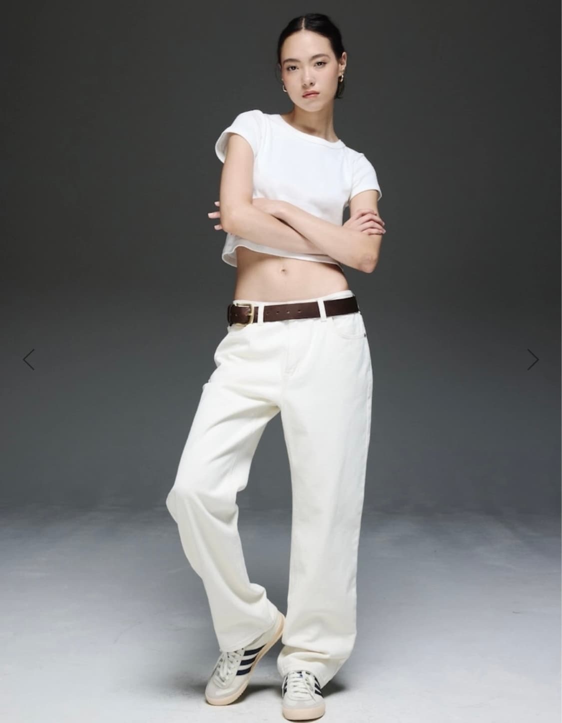 글로니 제인 진 화이트 상품이미지1