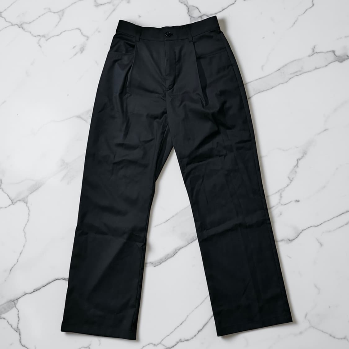 [새상품]세터 클래식 원 턱 이지 팬츠 블랙 (슬랙스) 상품이미지1