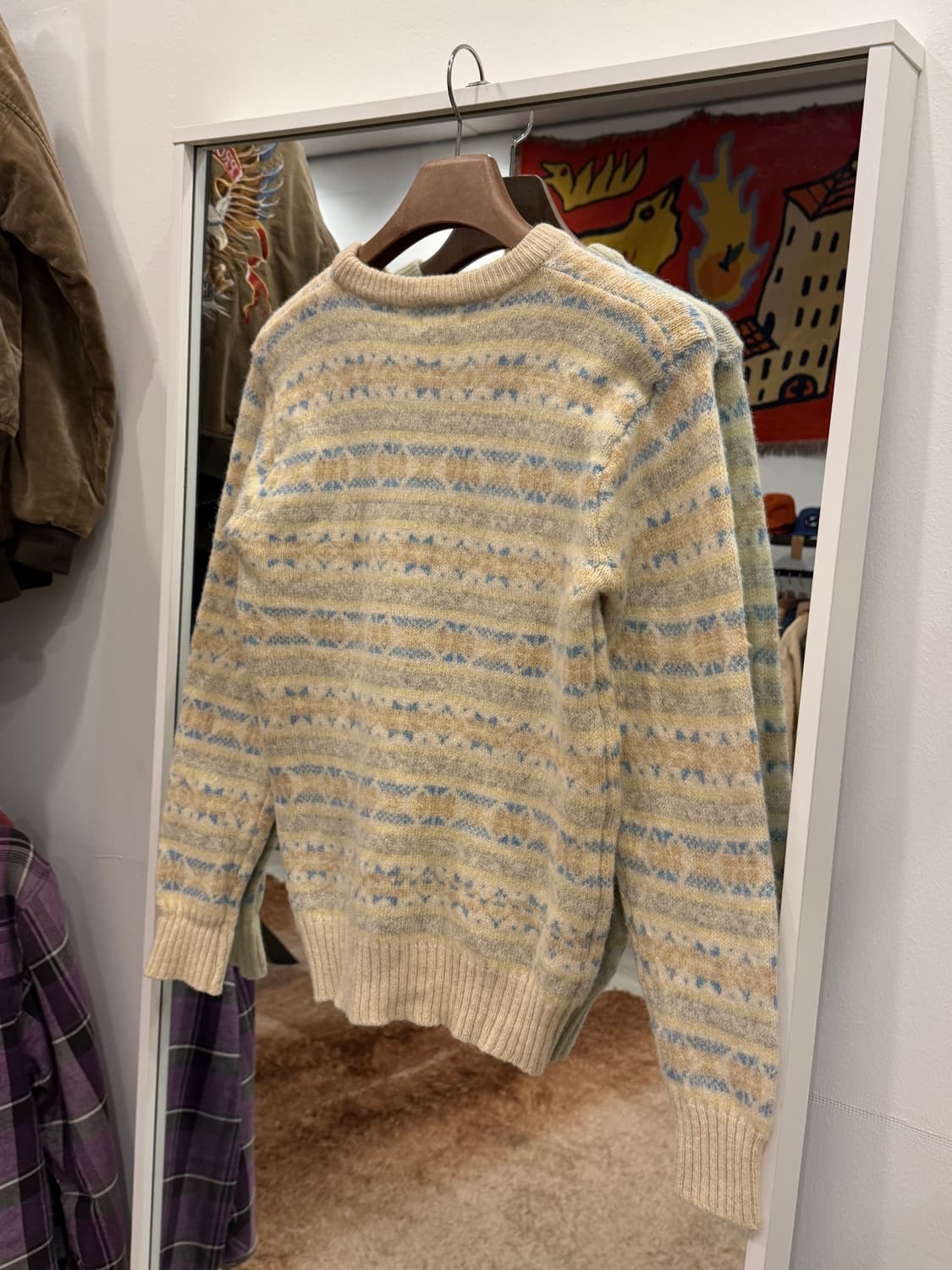 Egg Shell 빈티지 울 니트 상품이미지4