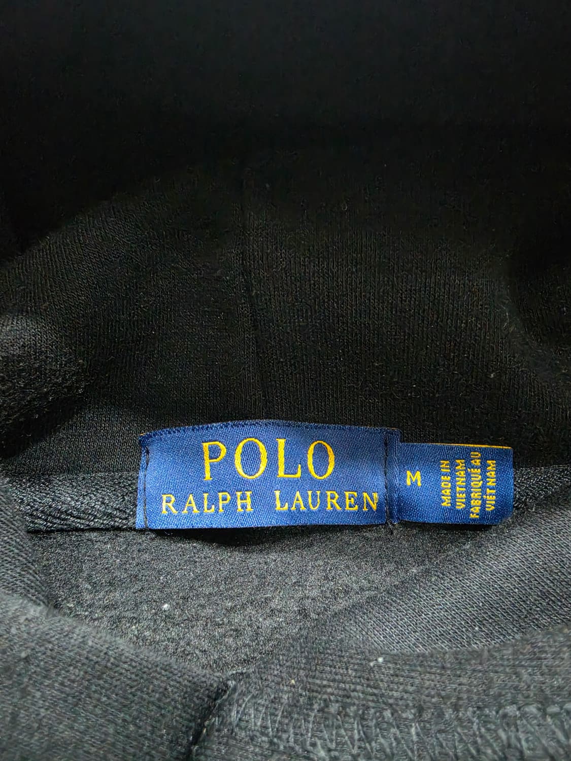 폴로 랄프로렌 레드포니 기모 블랙 후드티 M 상품이미지6