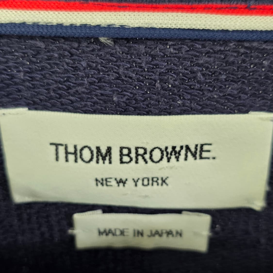 톰브라운 사선 완장 맨투맨 2사이즈 95 100 판매 상품이미지2