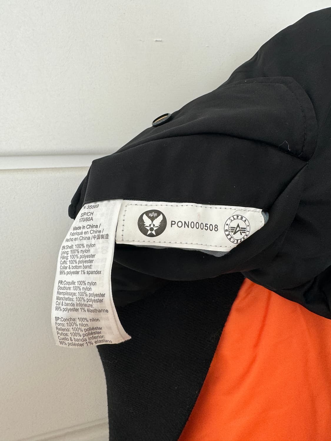 알파인더스트리 리버시블 항공점퍼 S 상품이미지3