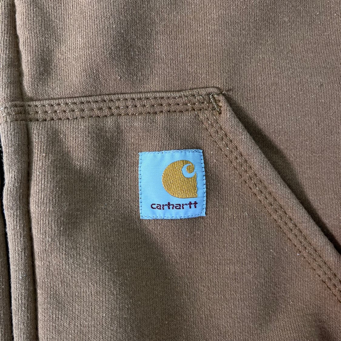 100 칼하트 써멀 베이지 후드집업 상품이미지3