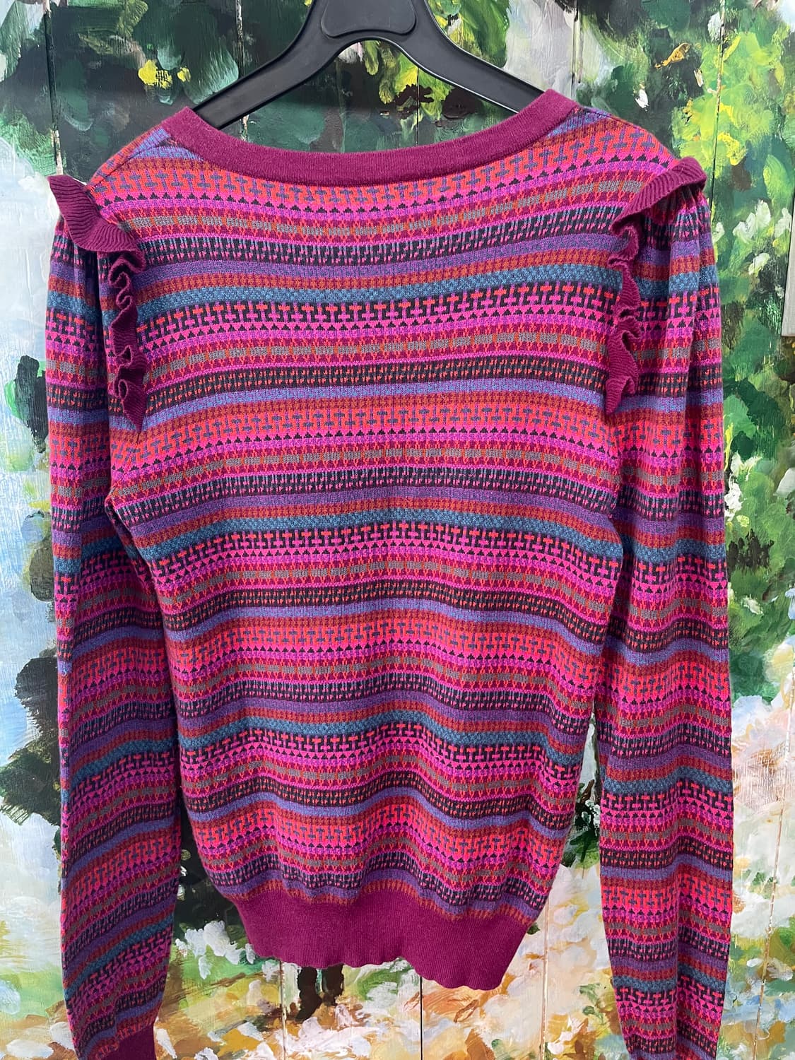 마크바이마크제이콥스 멀티 스트라이프 니트 가디건 상품이미지3