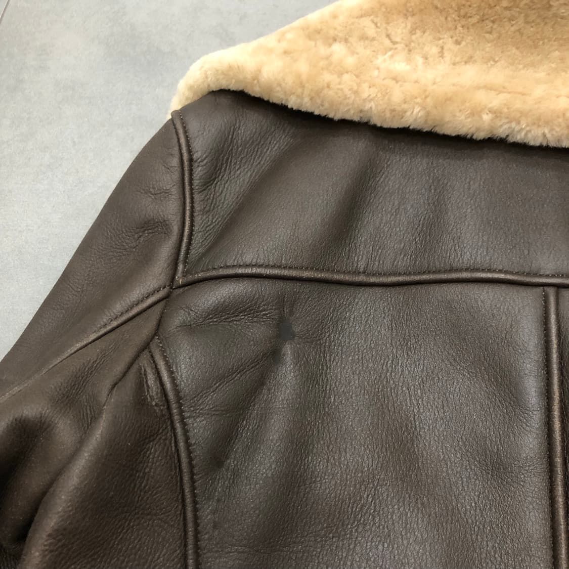 양털 무스탕 양모 양가죽 램스킨 레더 무통 무톤 자켓 105 상품이미지7
