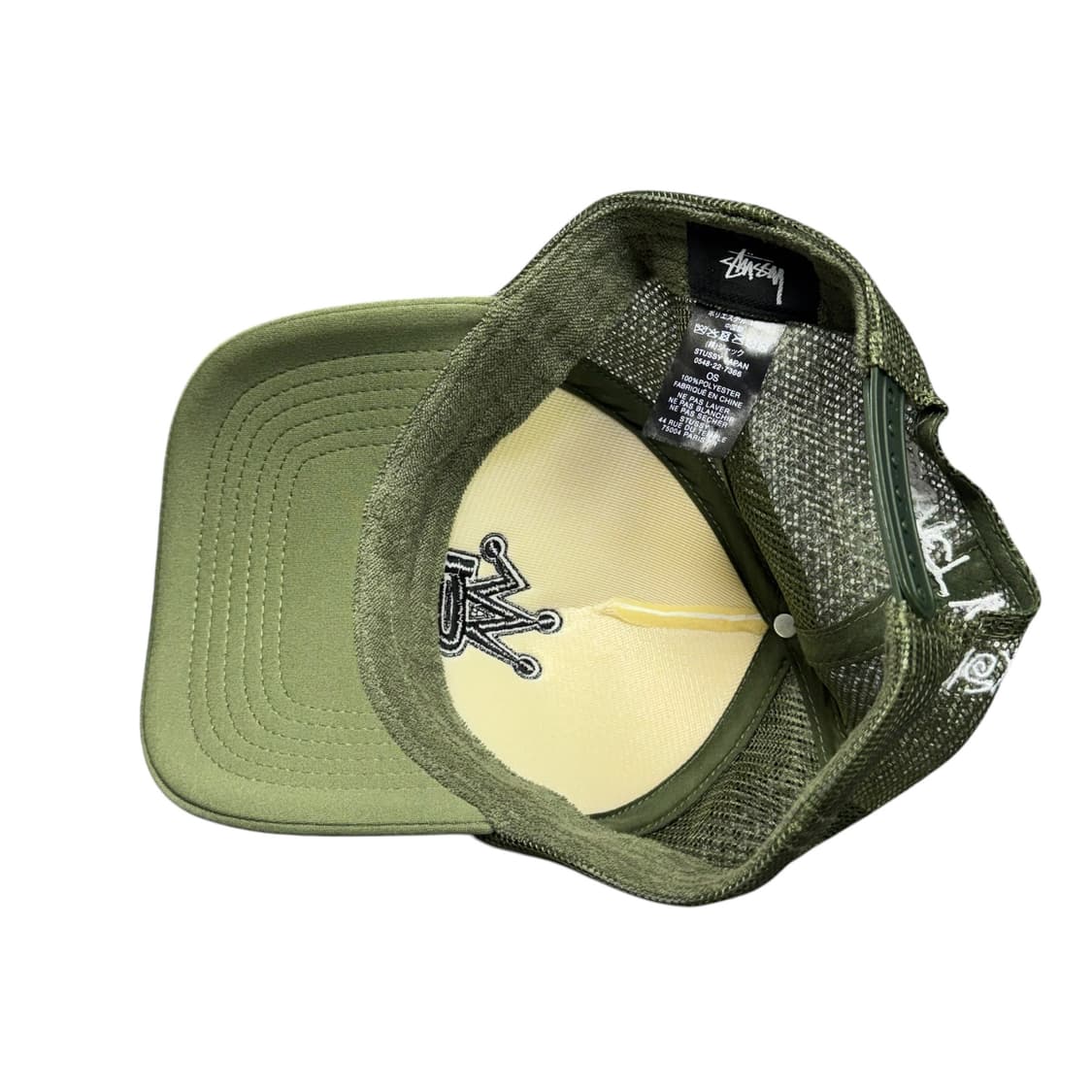 (OS) 스투시 X 아워레가시 트러커 캡 올리브 상품이미지4