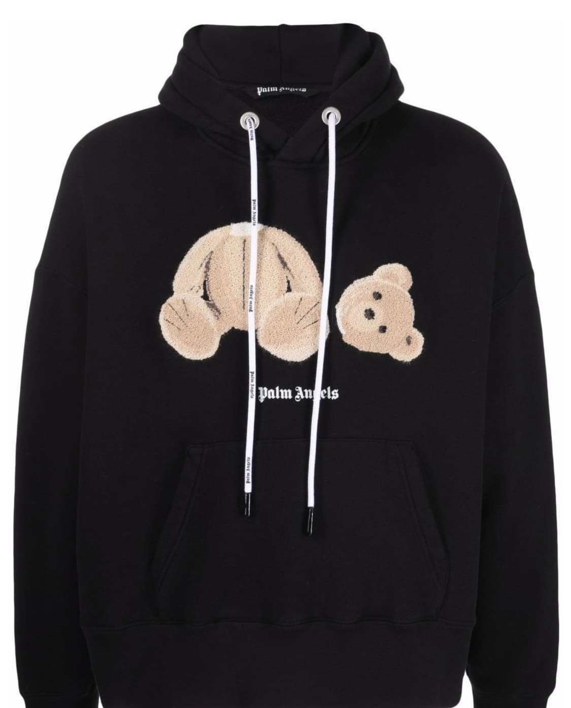 22FW 테디베어 후드 블랙 상품이미지2