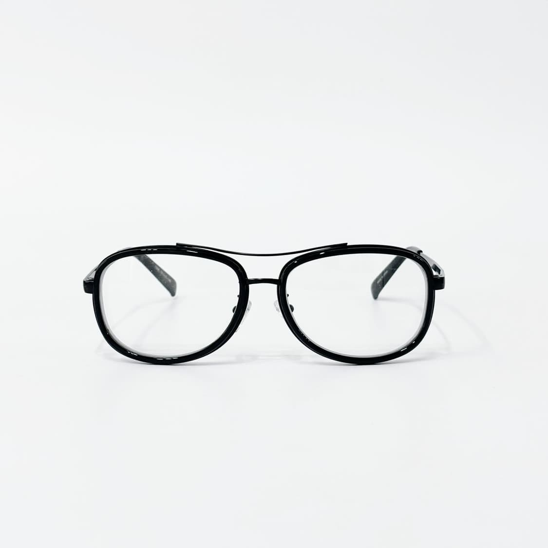 더블 브릿지 블랙 뿔테 데드스탁 빈티지안경 상품이미지1