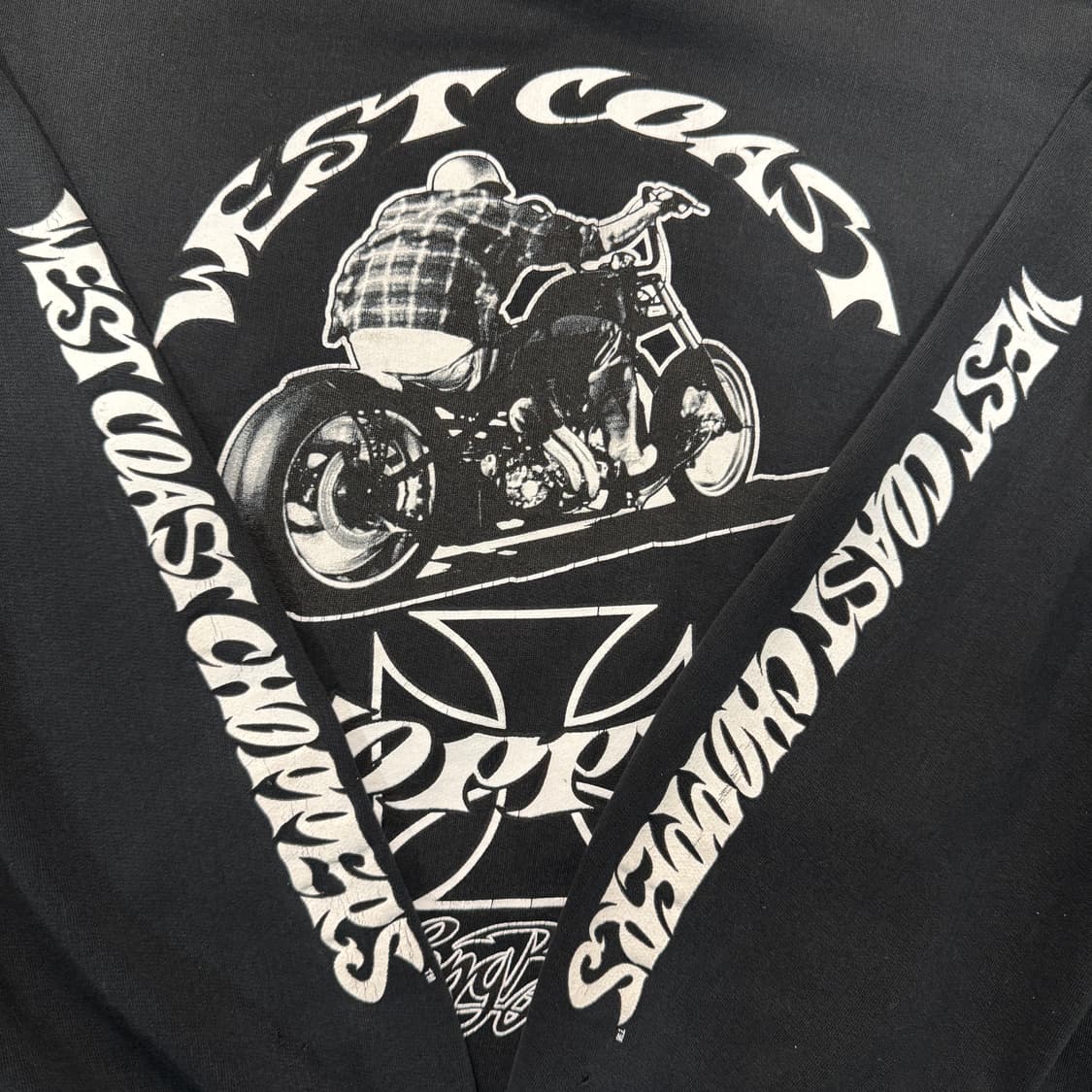 빈티지 West Coast Choppers 웨스트코스트차퍼스 후드티 상품이미지5