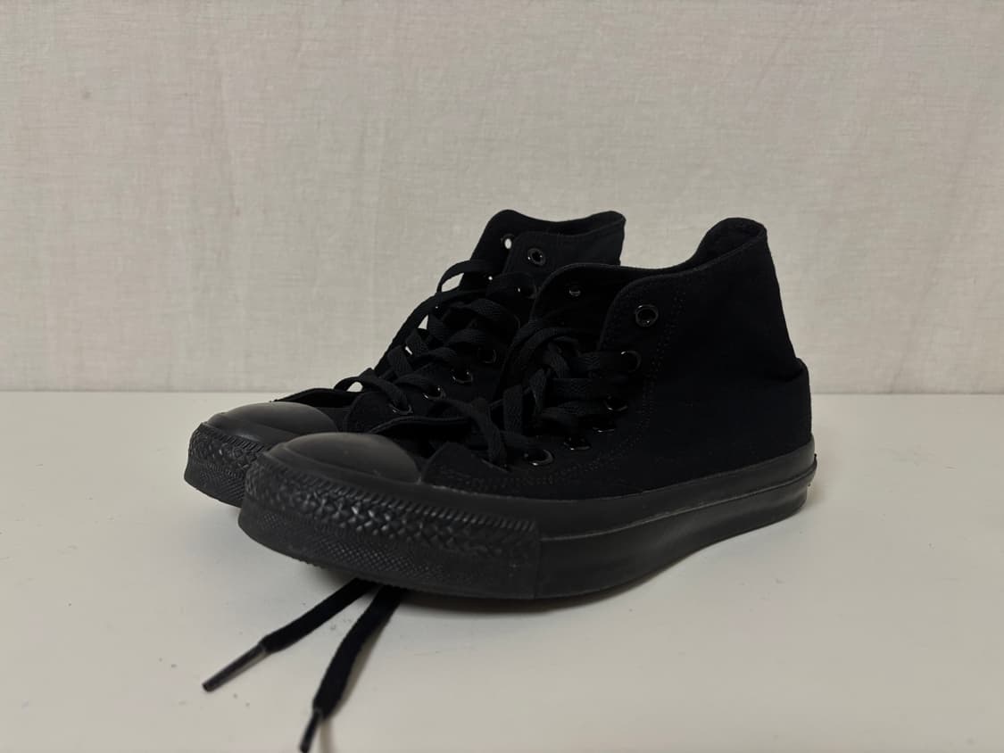 컨버스 올블랙 하이탑  상품이미지1