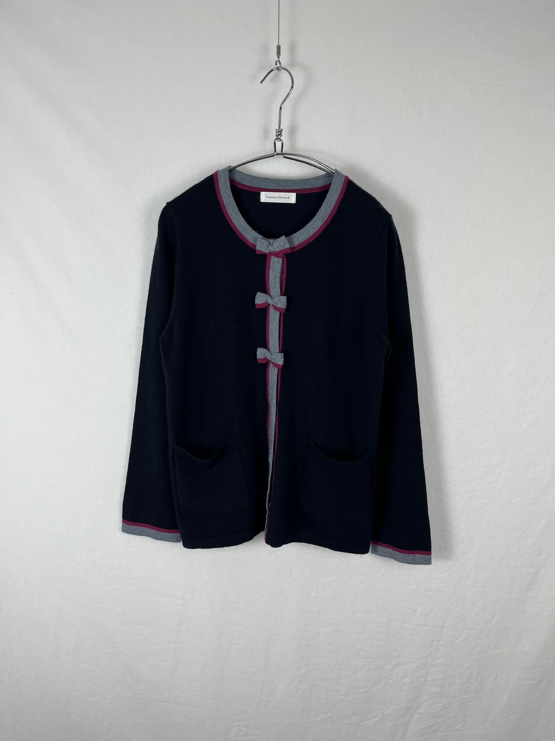 Vintage 리본 단추 가디건  상품이미지3