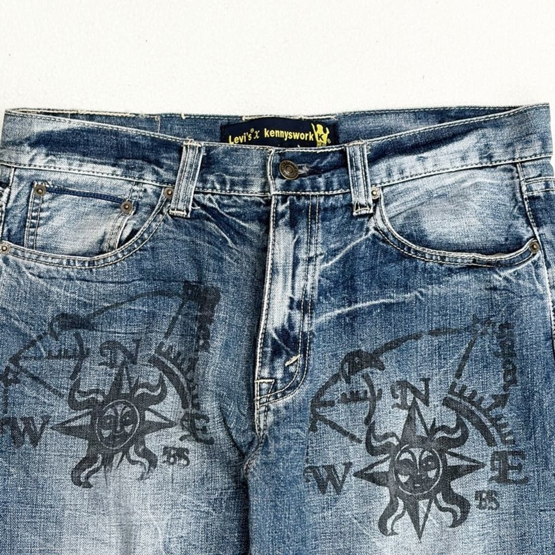 LEVI'S 523 빈티지 워싱 데님진 34X33 상품이미지3