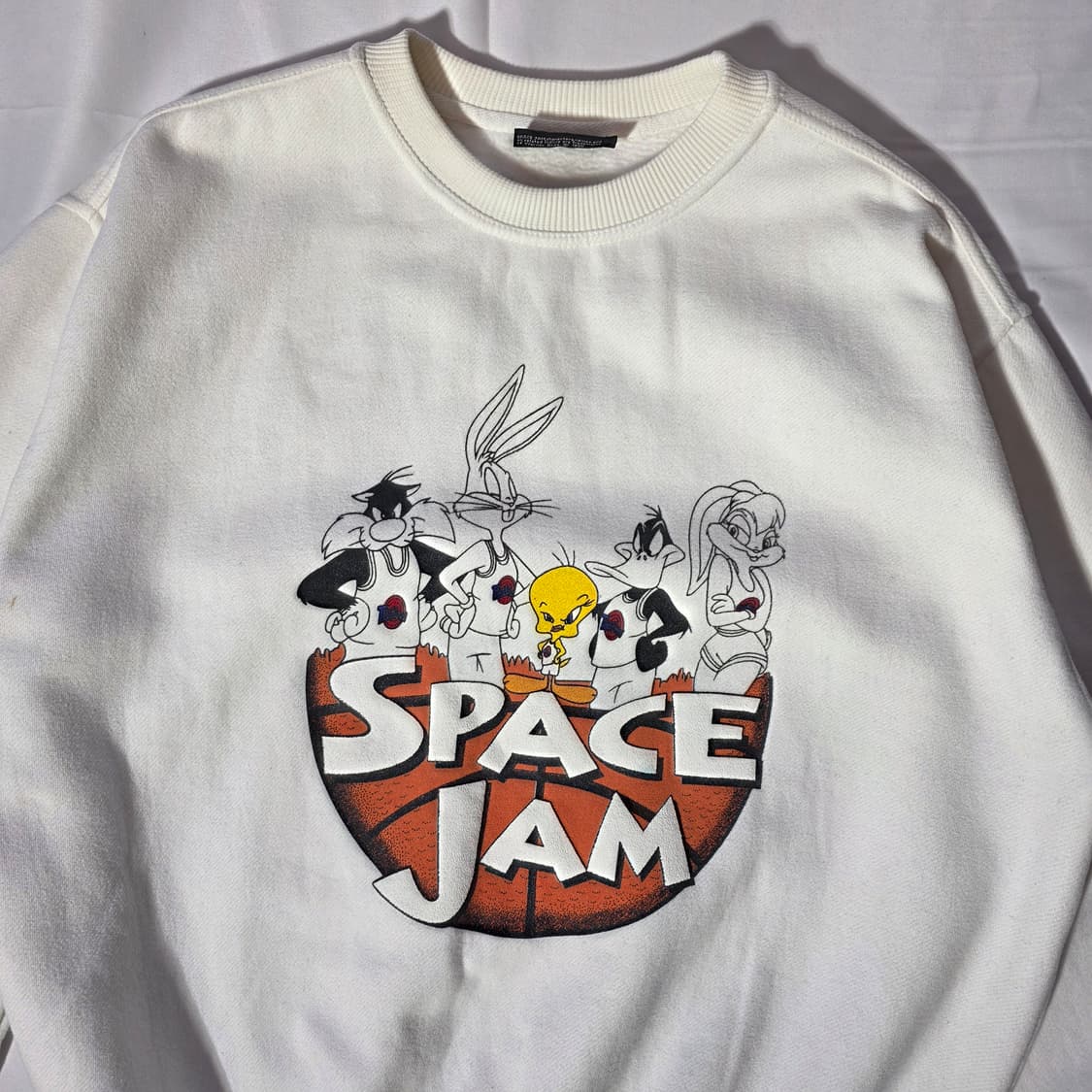 [105]90s 빈티지 워너브로스 스페이스잼 오리지널 스웻셔츠 상품이미지5