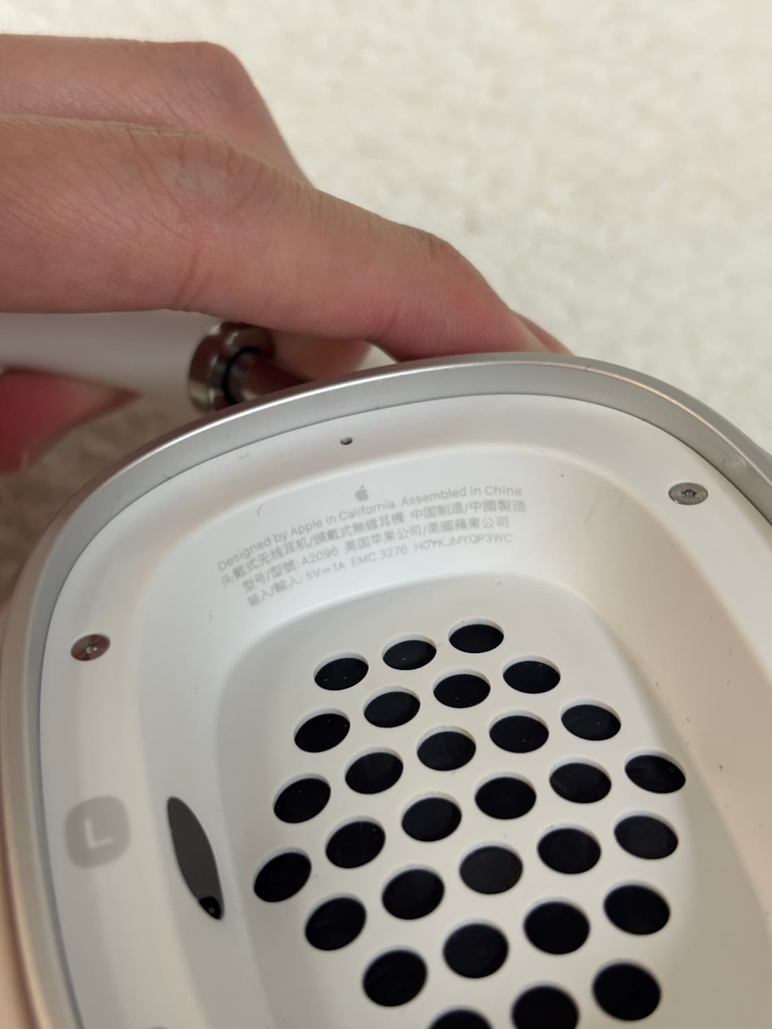 애플 에어팟 맥스 실버 8핀 (풀구성) 상품이미지7