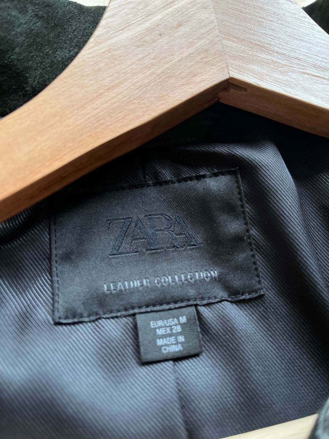 ZARA 레더 컬렉션 스웨이드 자켓 M 상품이미지2