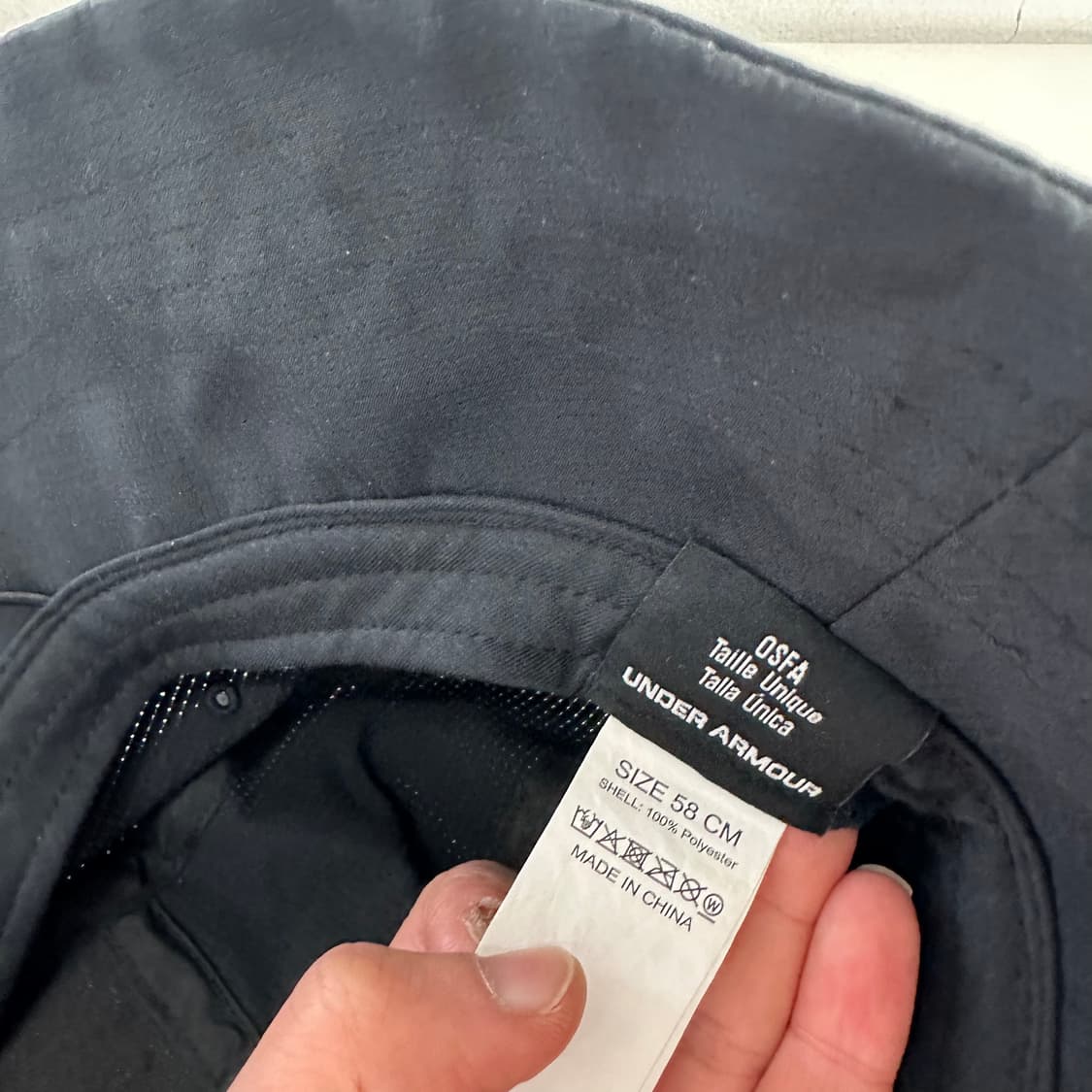 M-L 언더아머 블랙 폴리 사파리버킷햇 벙거지 상품이미지4