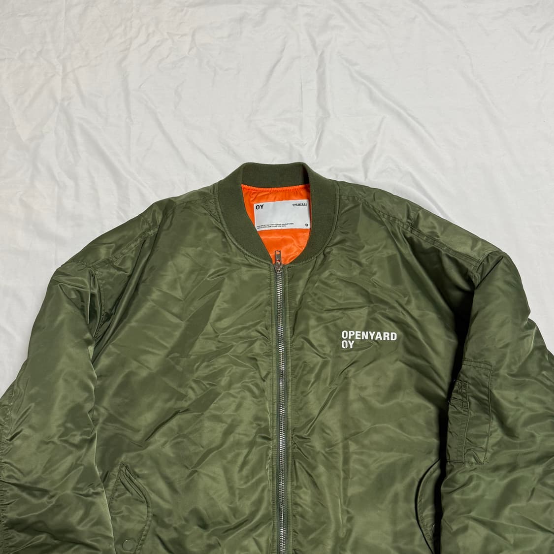 [OS] OY 오와이 셔링 봄버 MA-1 자켓 상품이미지2