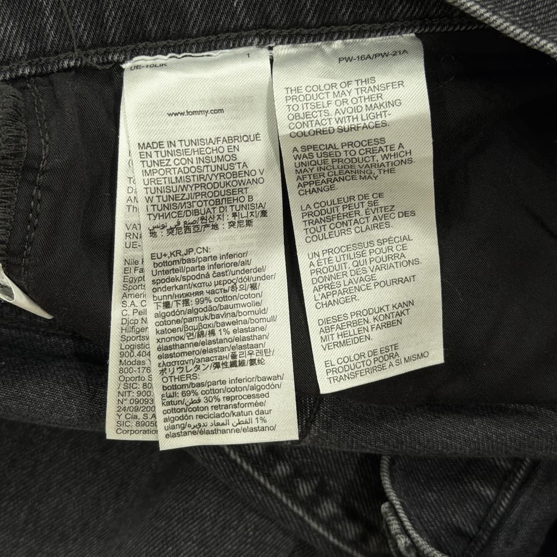 타미힐피거 타미진스 배기 데님 쇼츠 반바지 32 상품이미지5