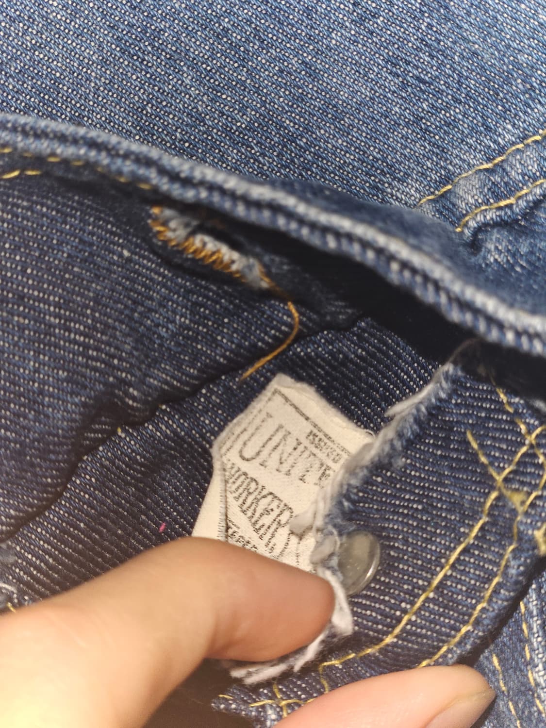 70s LEE 101j 데님 자켓 usa 상품이미지7