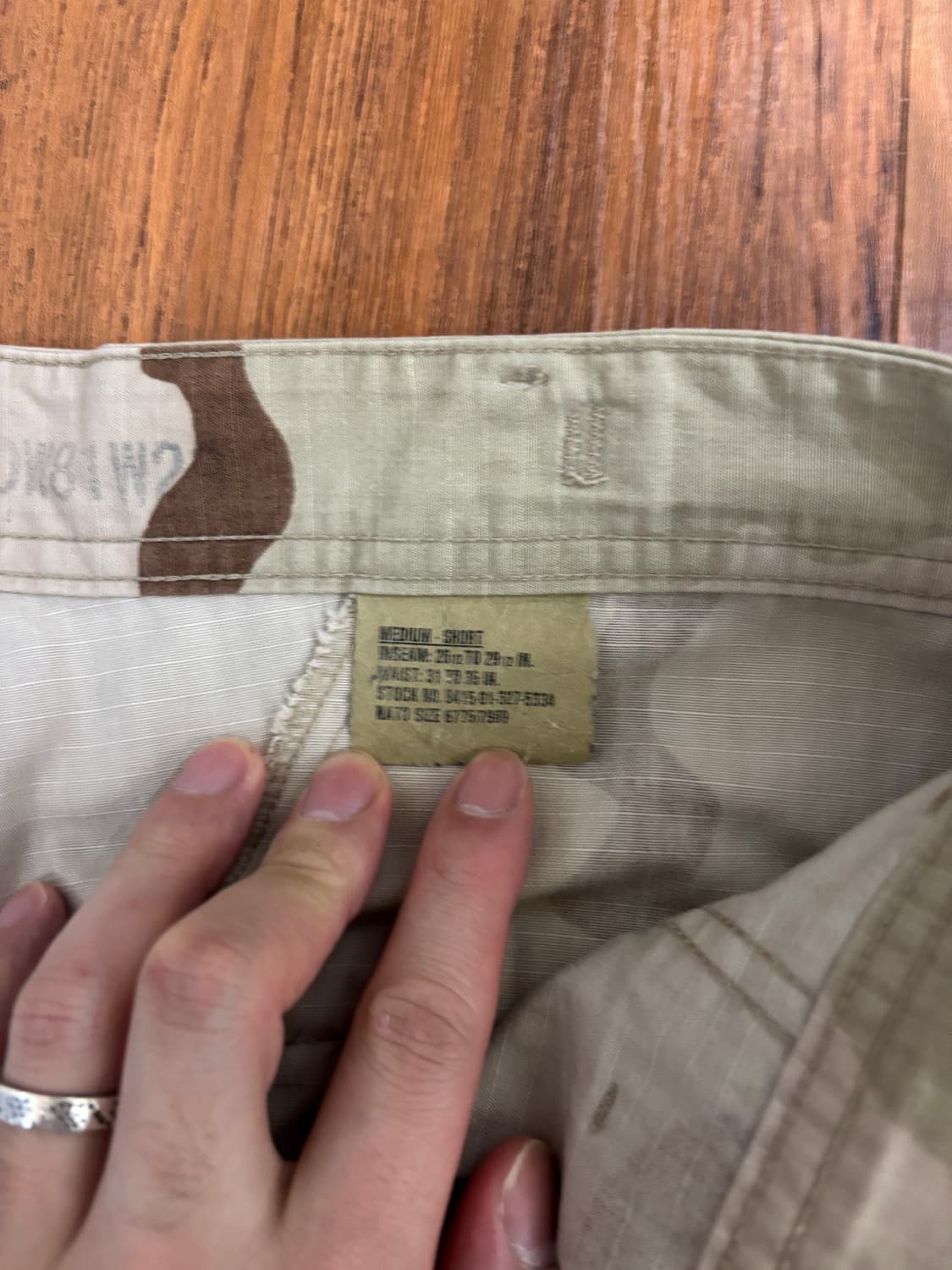 우드랜드 데저트 카모 팬츠 Medium/short 상품이미지4