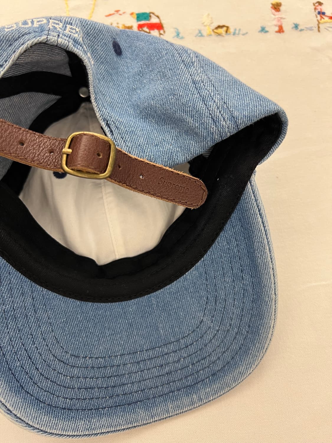 SUPREME x BURBERRY DENIM BALL CAP 슈프림버버리 상품이미지8