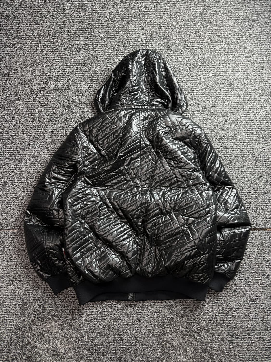 푸부 올드스쿨 퀼티드 경량 후드 패딩 2663 상품이미지4