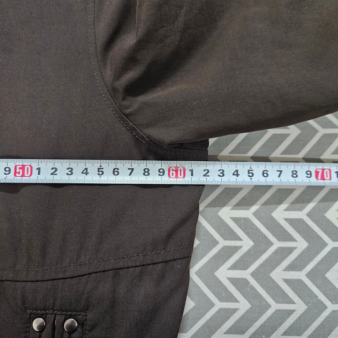 헤지스 누빔 브라운 블루종 자켓 100 상품이미지4