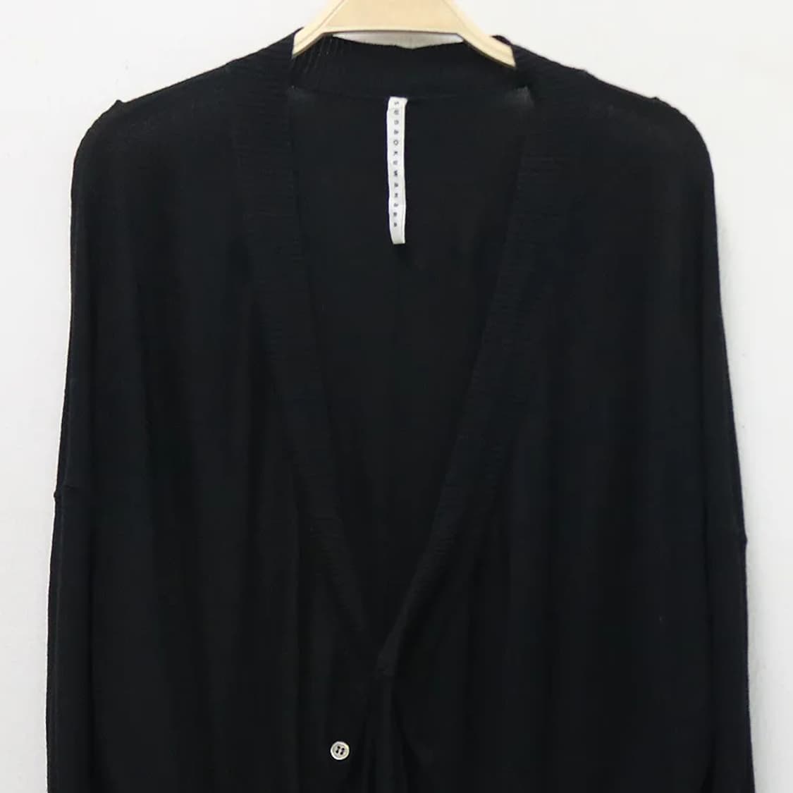 수나오 쿠와하라  유니크 레이온 혼방 롱 가디건 61320 상품이미지3