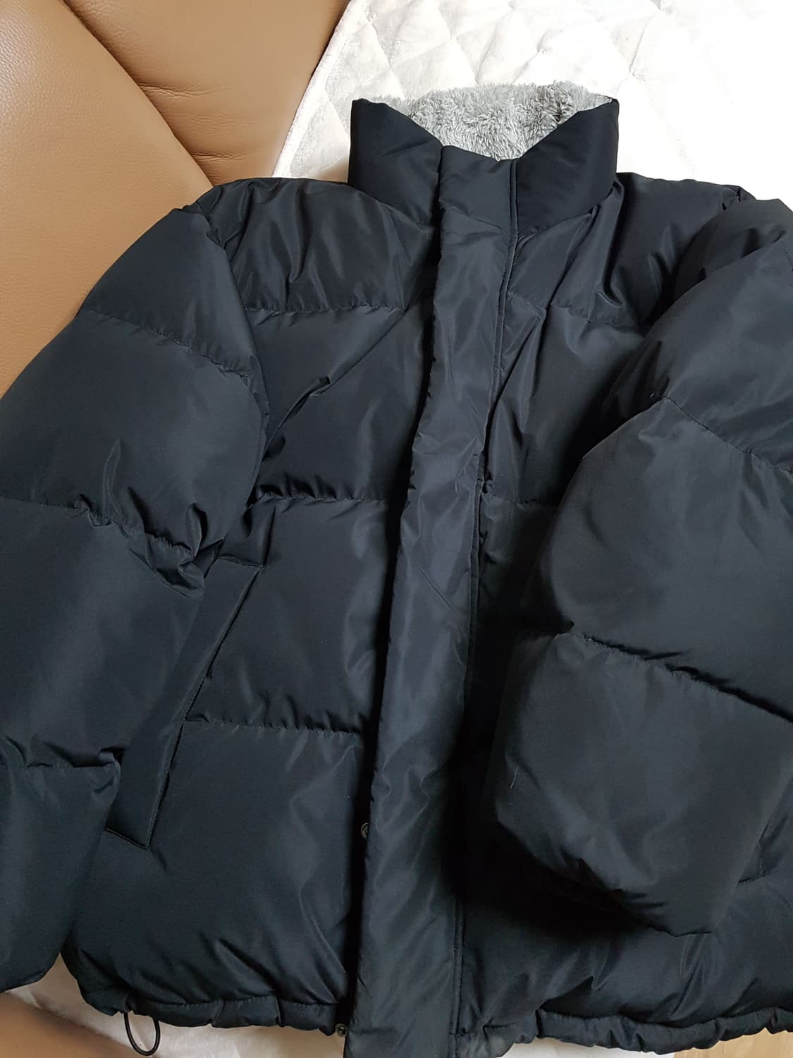 자바나스 에센셜 후리스 덕다운 리버서블 패딩 상품이미지1