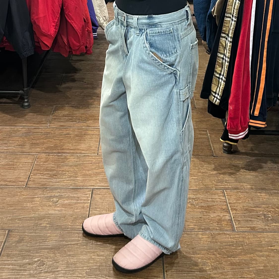 [HI] VTG 빈티지 카펜터 팬츠 연청 상품이미지4