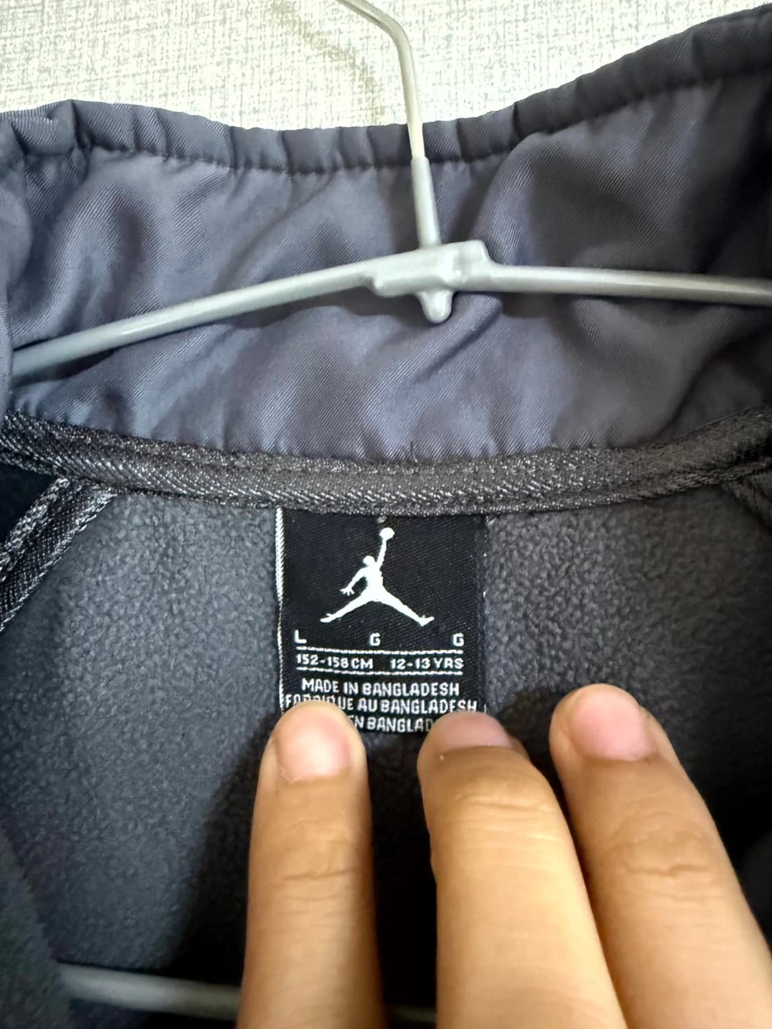 조던(Jordan) 배색 져지 후리스 L 상품이미지3