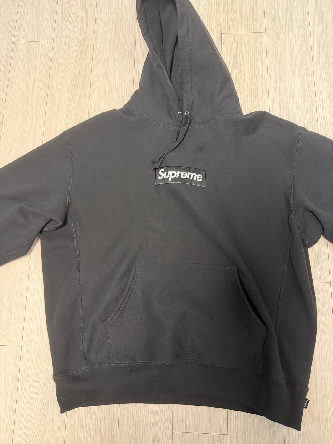 슈프림 박스로고 후드 블랙 L 상품이미지1