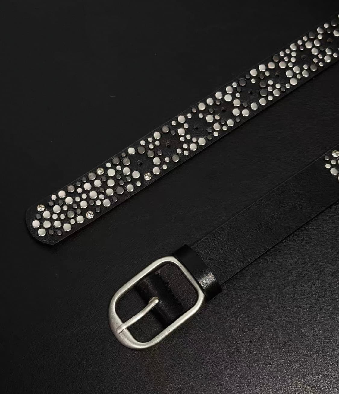 Black Rivet Punk Belt 상품이미지2
