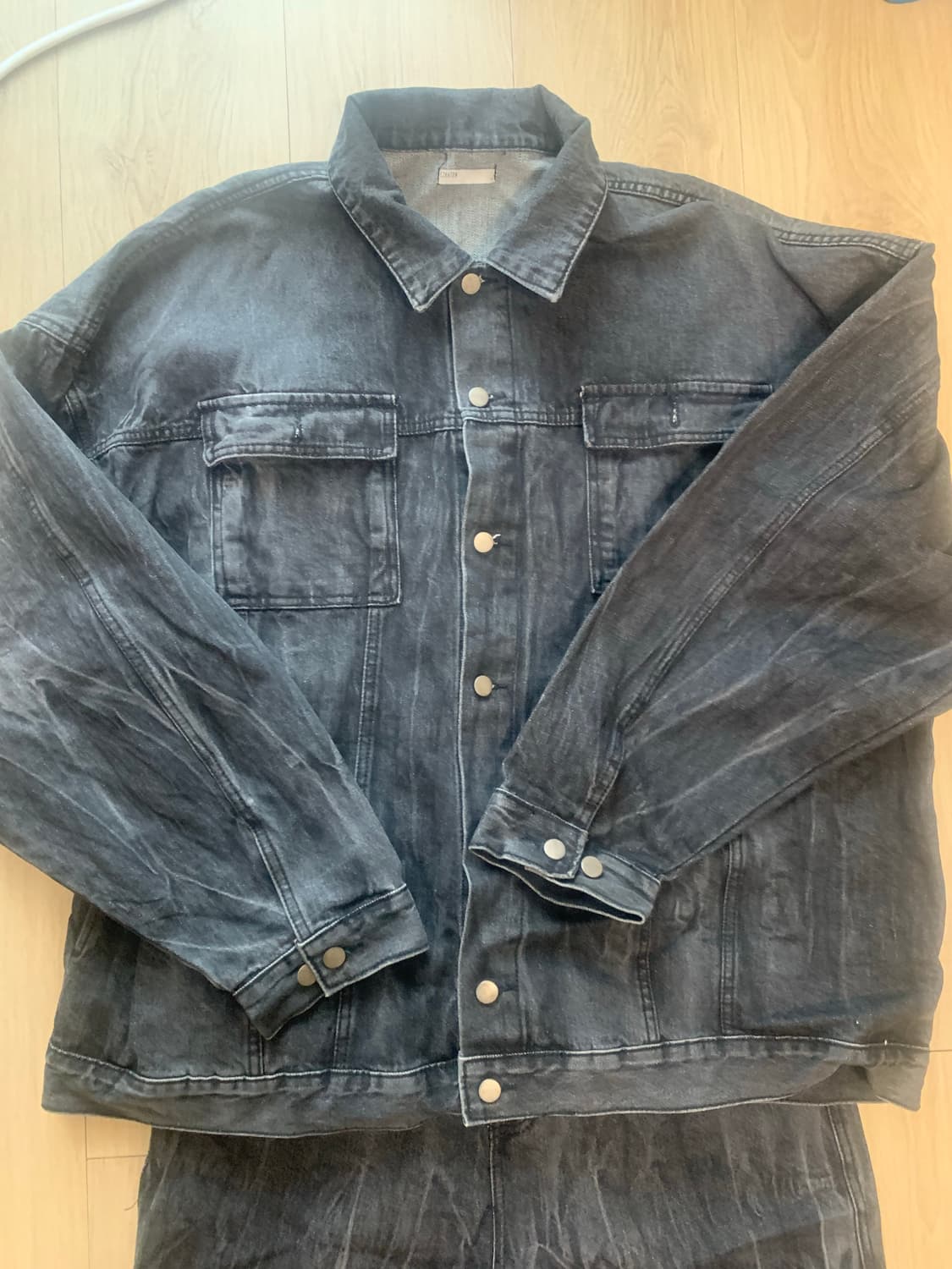 에즈카톤 마블 데님 사이즈 XL 새상품급 판매 합니다 셋업 세트 상품이미지8