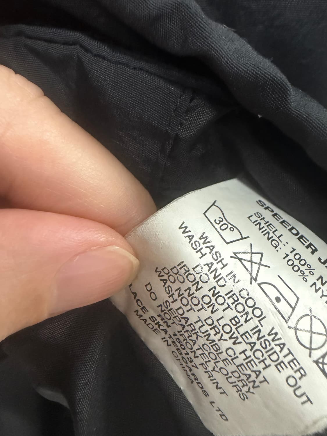 Palace 팔라스 스피더 윈드브레이커 블랙 L 상품이미지9