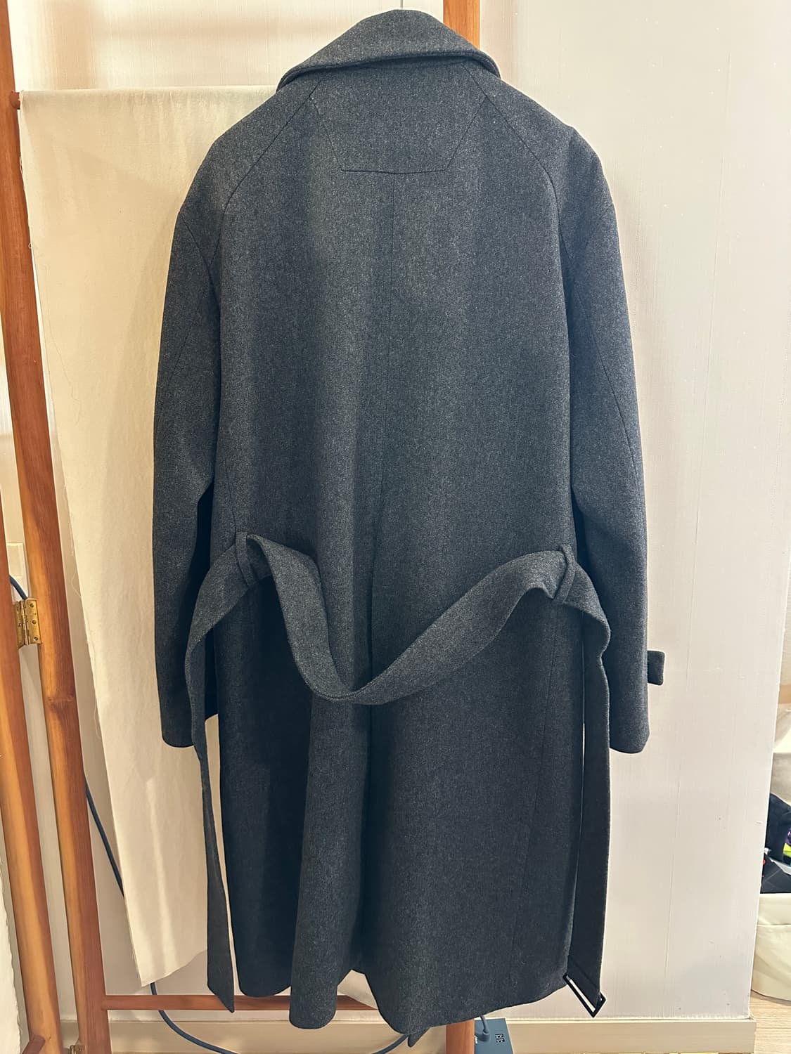 준지 20fw 그레이 더블코트 상품이미지2