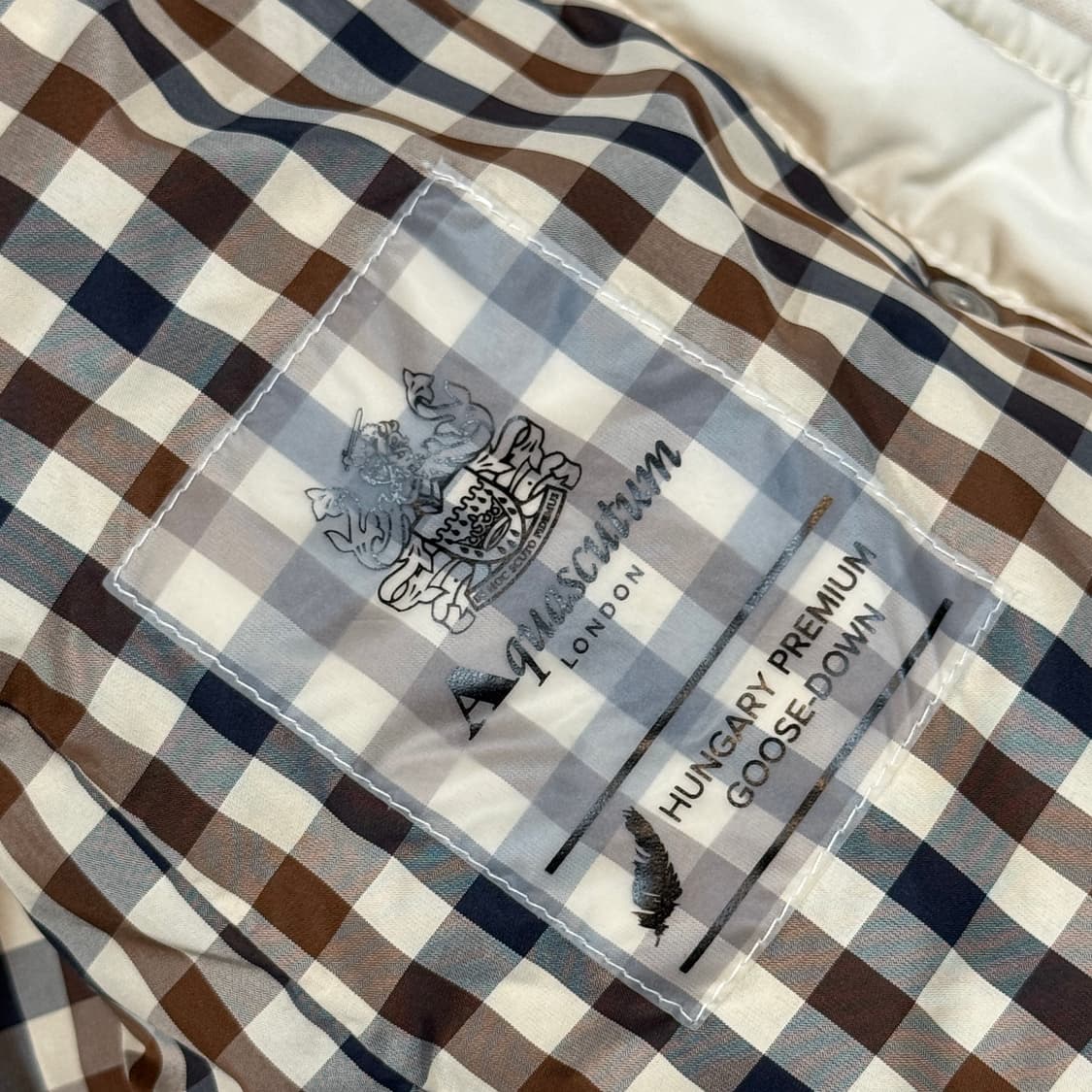 66) 아쿠아스큐텀 구스다운 퀼팅 베스트 조끼패딩 상품이미지7