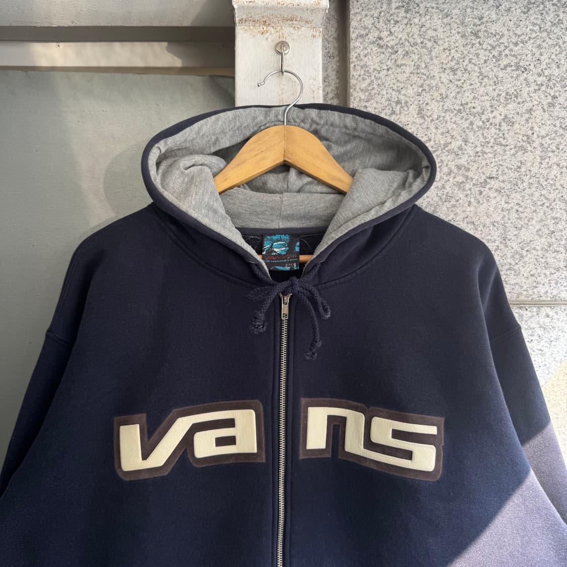 00s 반스 스펠아웃 로고 후드집업 상품이미지4