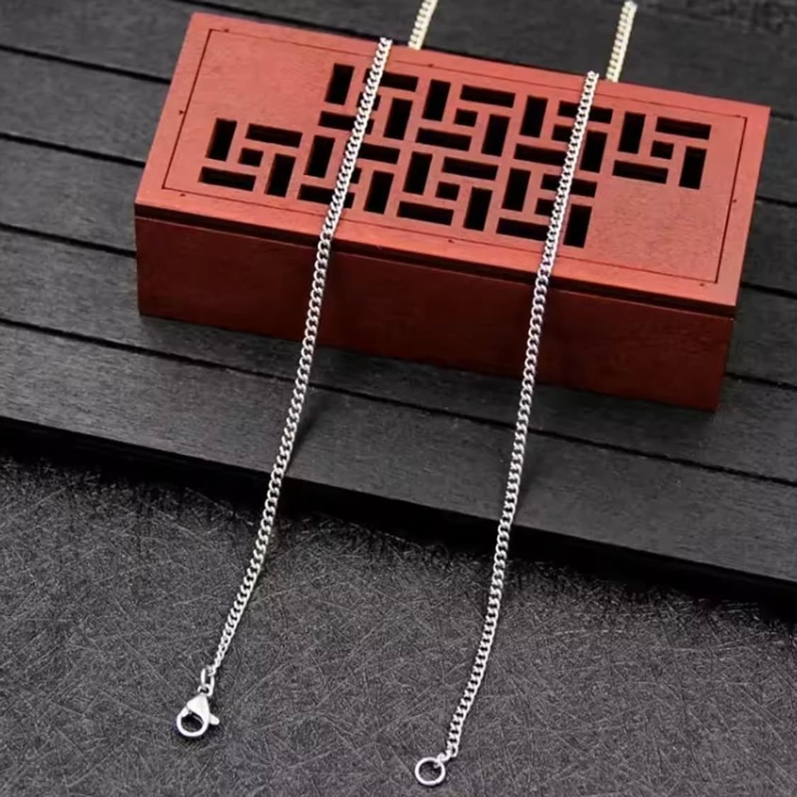 실버 체인 목걸이 상품이미지5