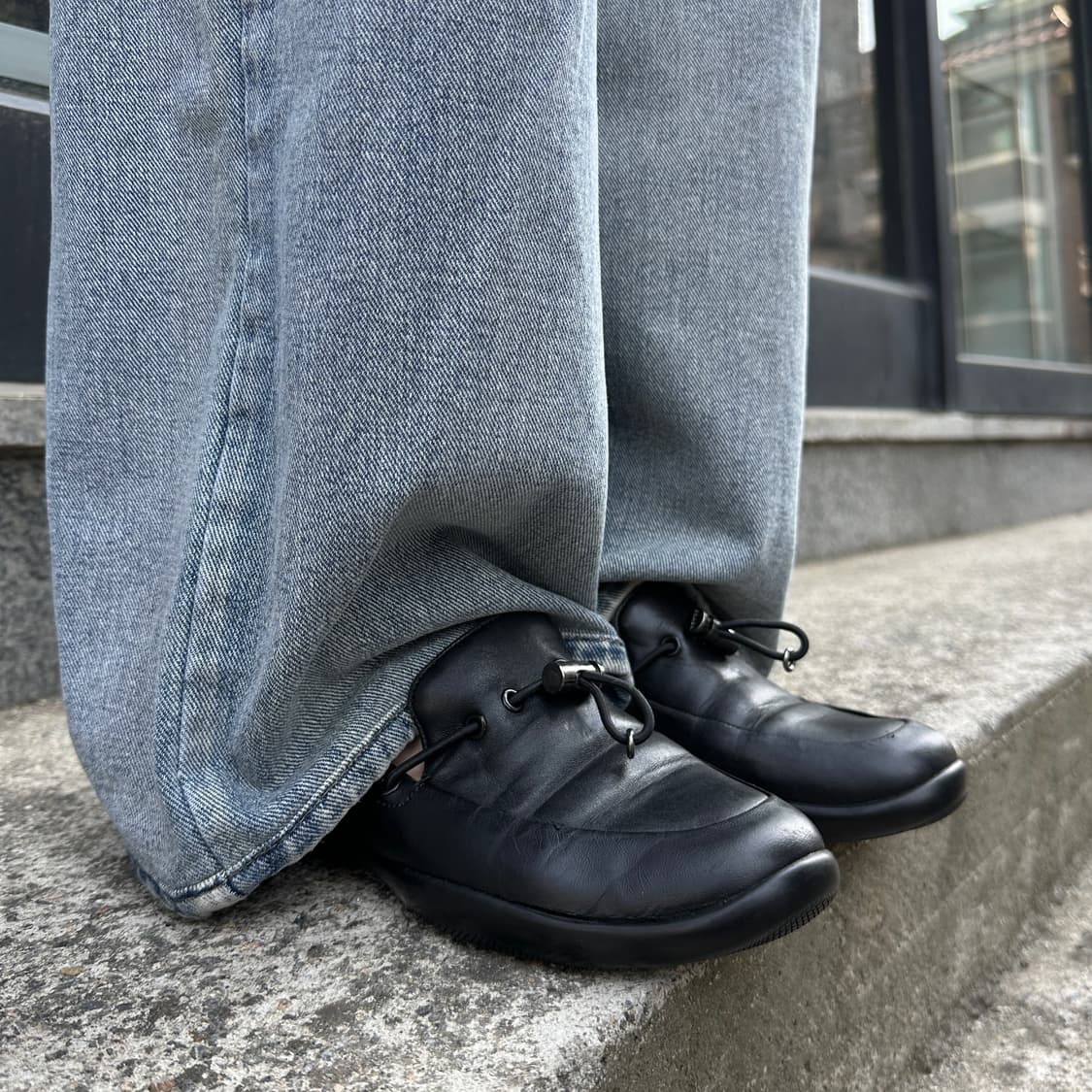 00s 블랙 프라다 스포츠 로퍼 상품이미지5