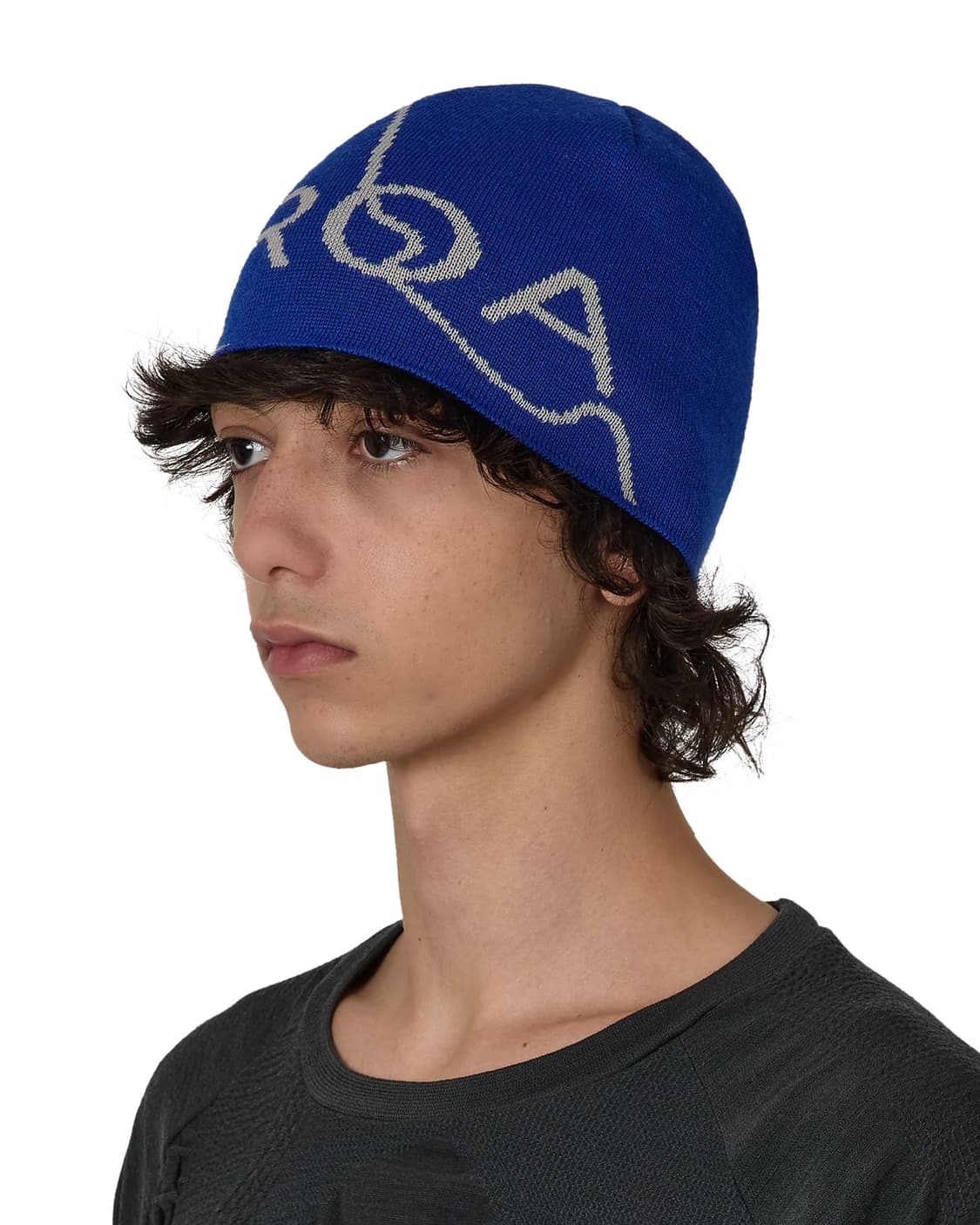 로아 하이킹 26ss 로고 울 비니/블루 상품이미지7