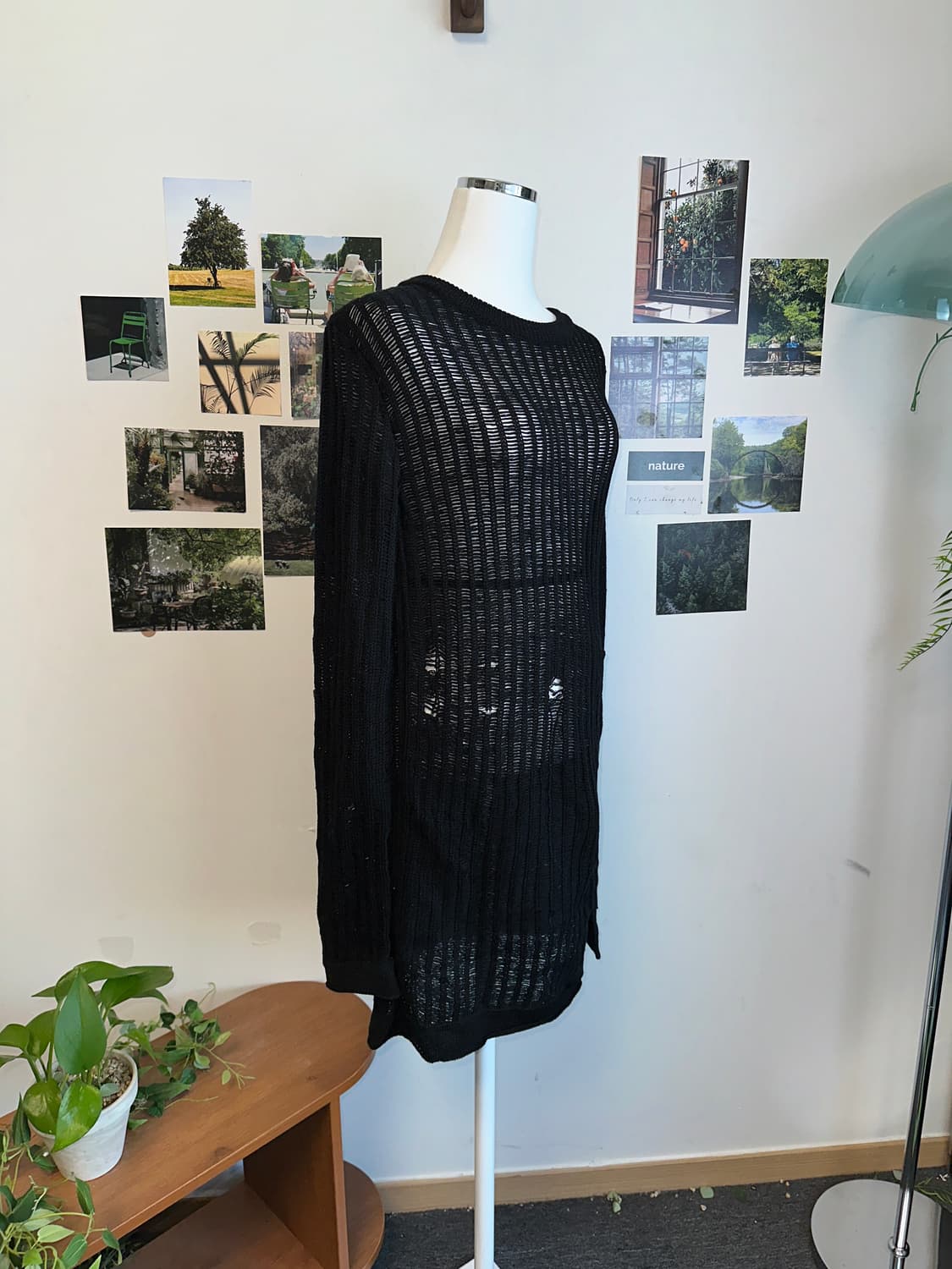Black slit detail damage ops  상품이미지3